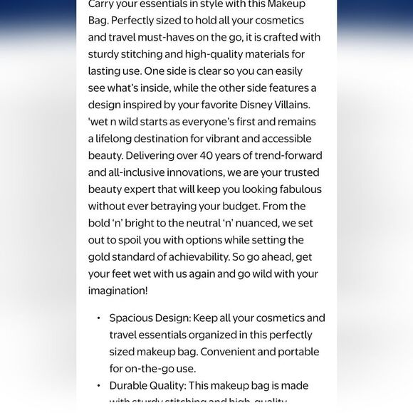 Wet-n-Wild X Disney Villains Fairedt & Fiersest Cosmetic Case - Picture 7 of 13
